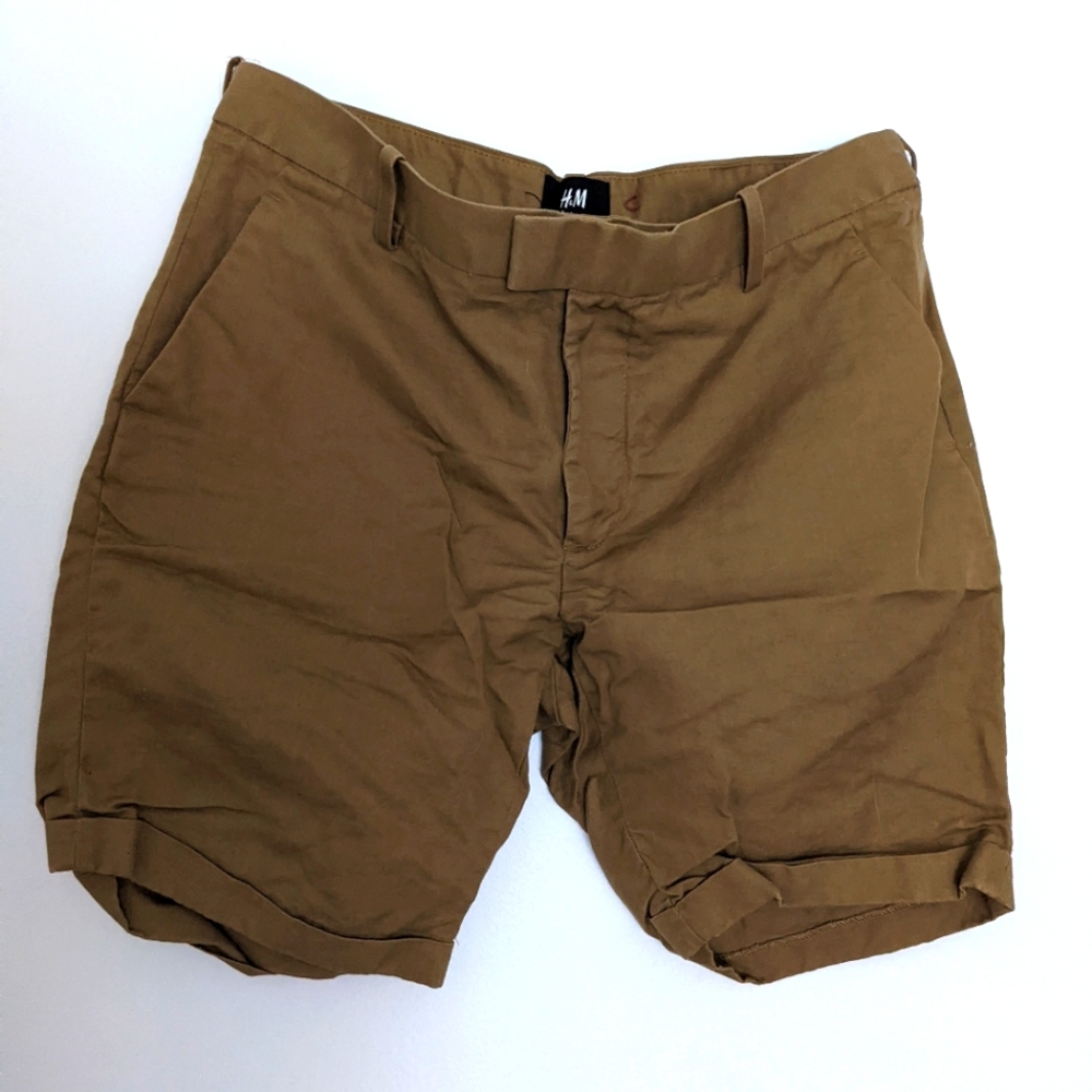 H&M brown shorts - 32r